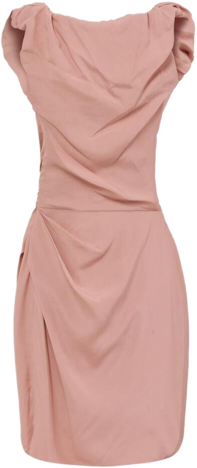 Vivienne Westwood Ginnie Amber Mini Dress Roze