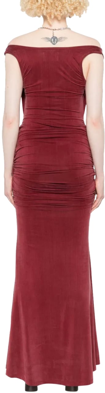 Vivienne Westwood Liz Jersey Dress Brick Rood