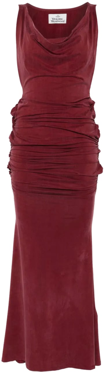 Vivienne Westwood Liz Jersey Dress Brick Rood