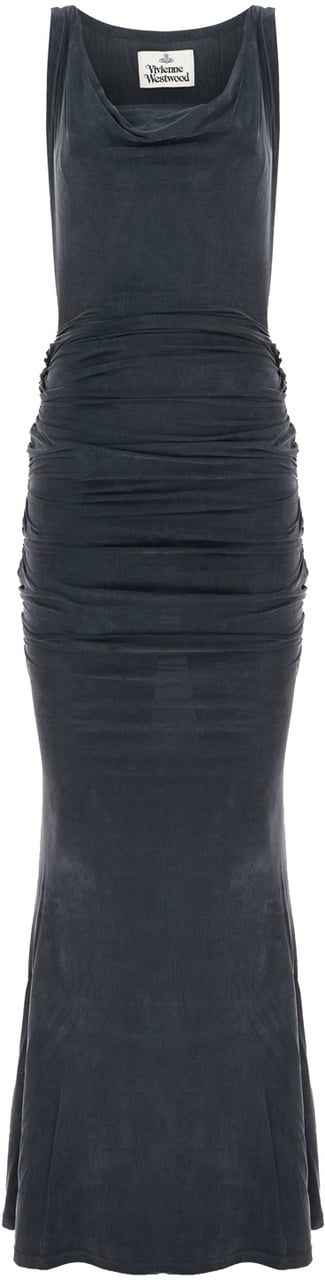 Vivienne Westwood Vivienne Westwood Black stretch cupro dress Zwart