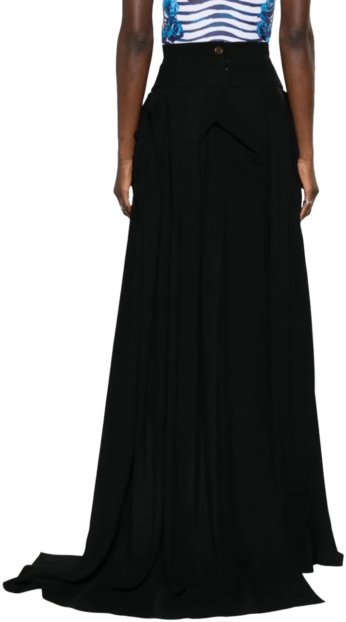 Vivienne Westwood Long Nedda Skirt Black Zwart