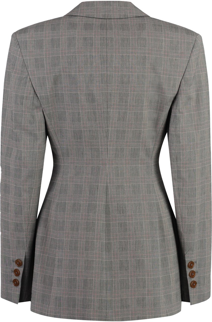Vivienne Westwood Prince of Wales checked jacket Grijs
