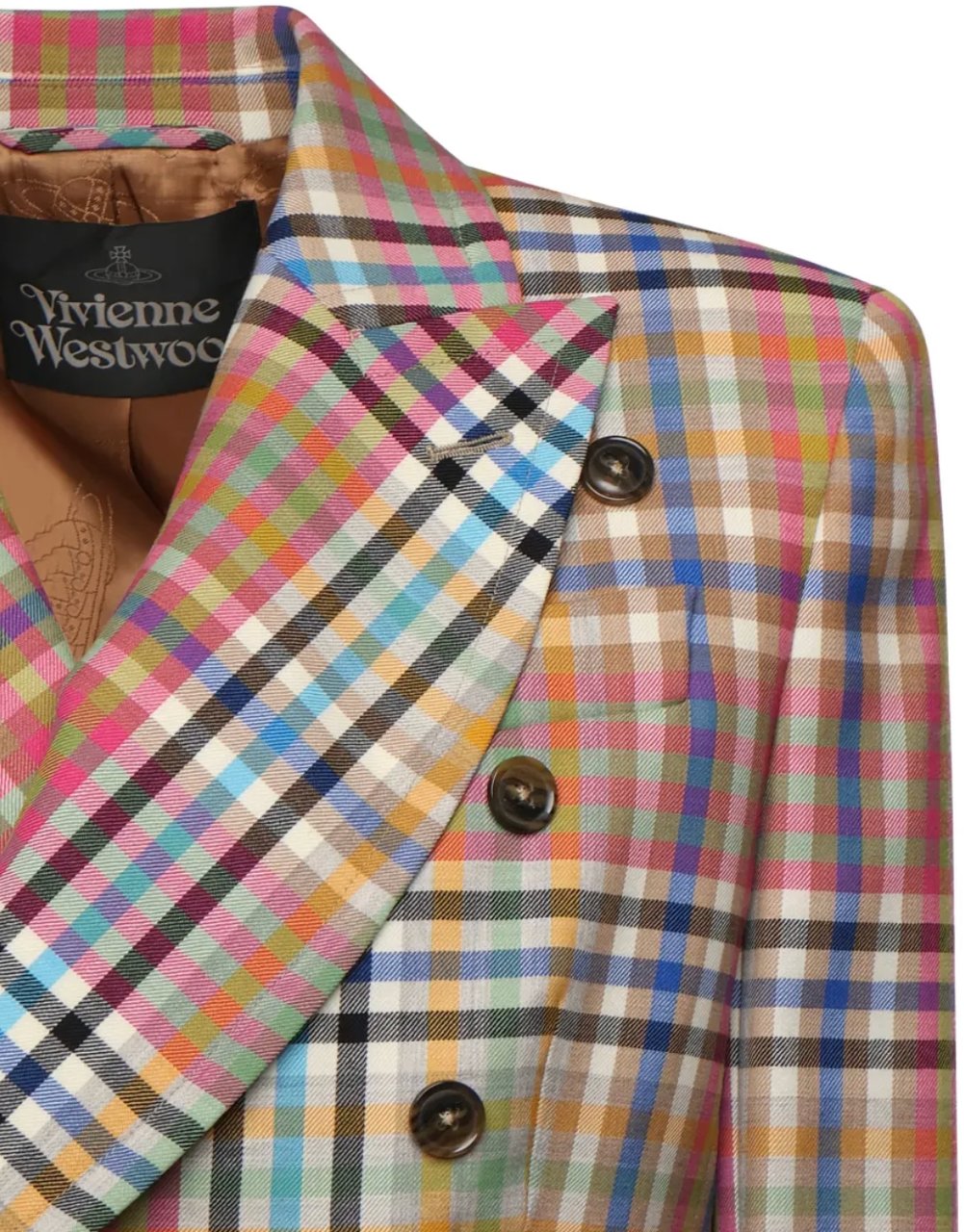 Vivienne Westwood Ls Cut Off Jacket Multi Divers