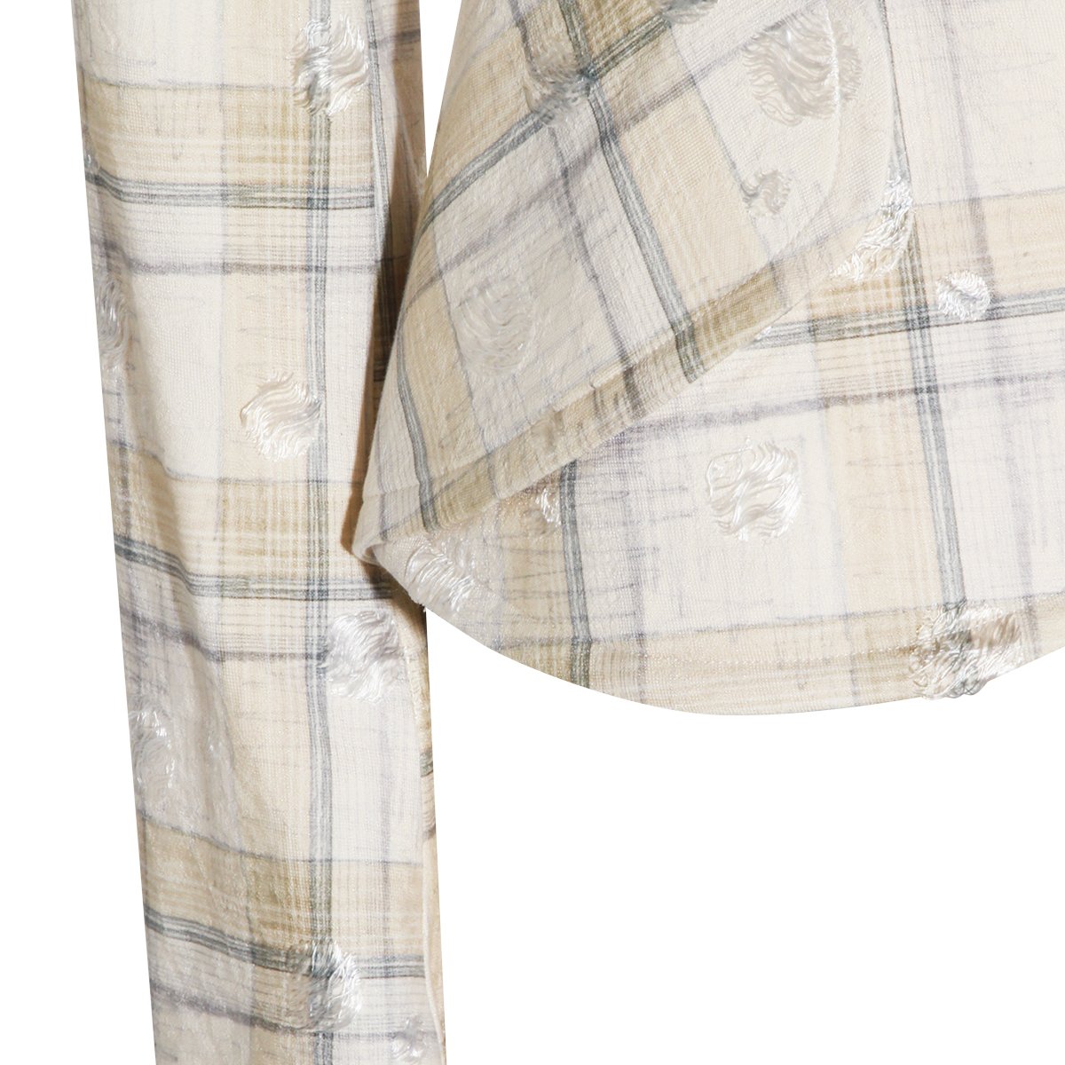Vivienne Westwood Ecru Check Motif Blazer Grijs