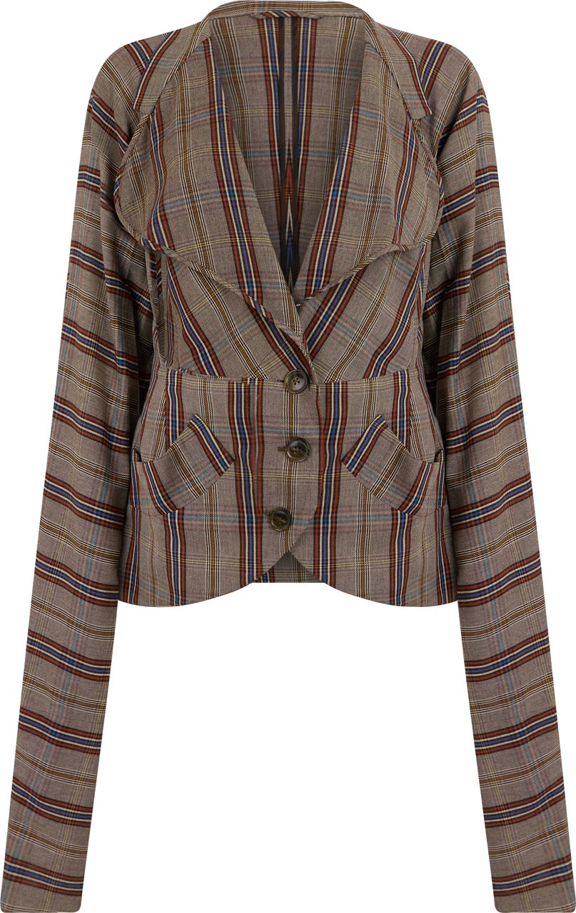 Vivienne Westwood Checkered blazer Divers