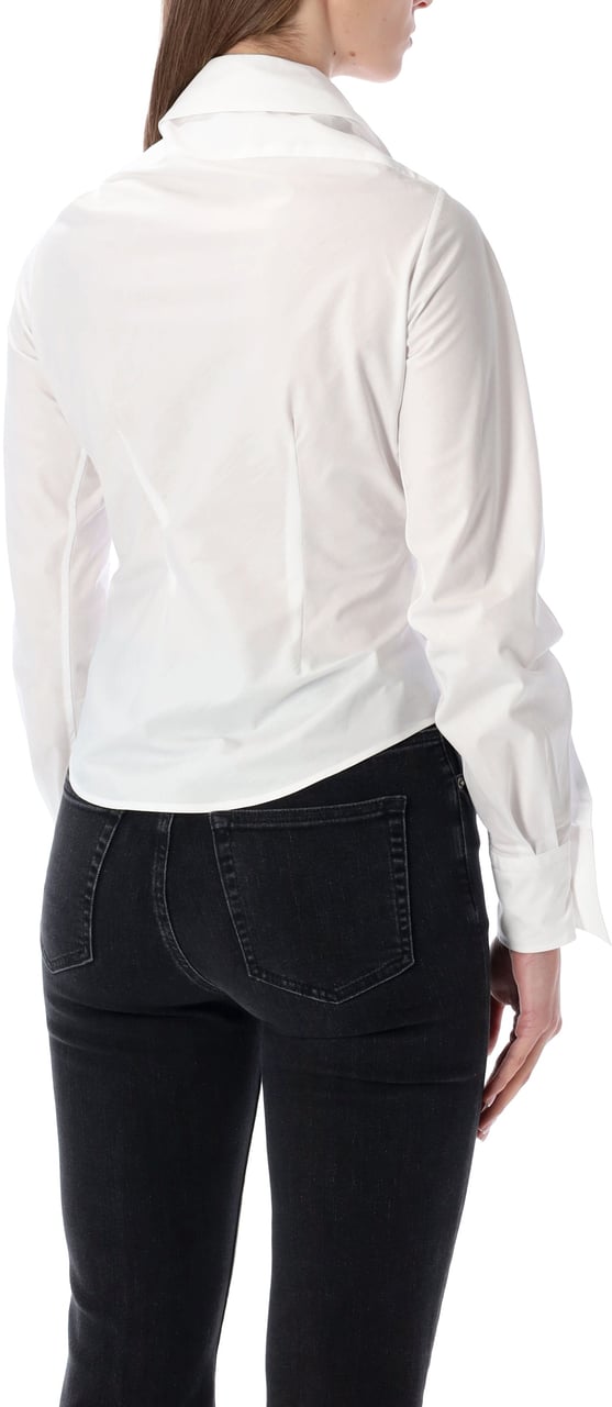 Vivienne Westwood Drunken Shirt Bianco Wit