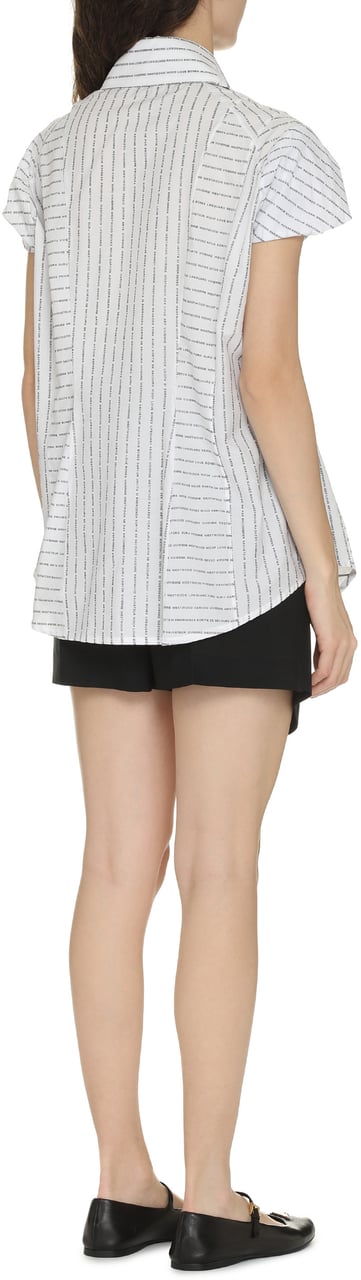 Vivienne Westwood Printed cotton shirt Wit