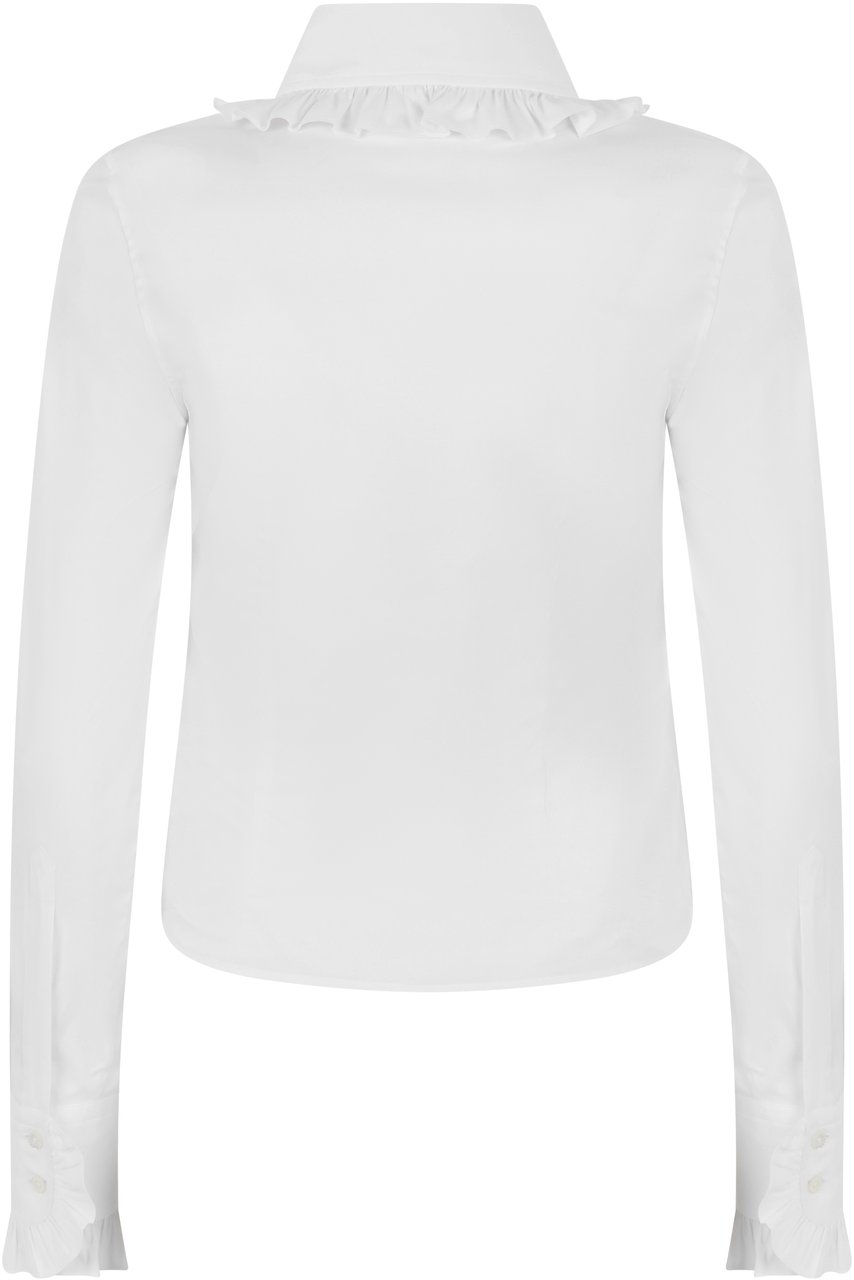 Vivienne Westwood Toulouse Frill shirt with embroidery Wit