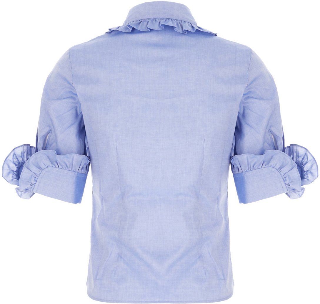 Vivienne Westwood Vivienne Westwood Light blue cotton blouse Lichtblauw