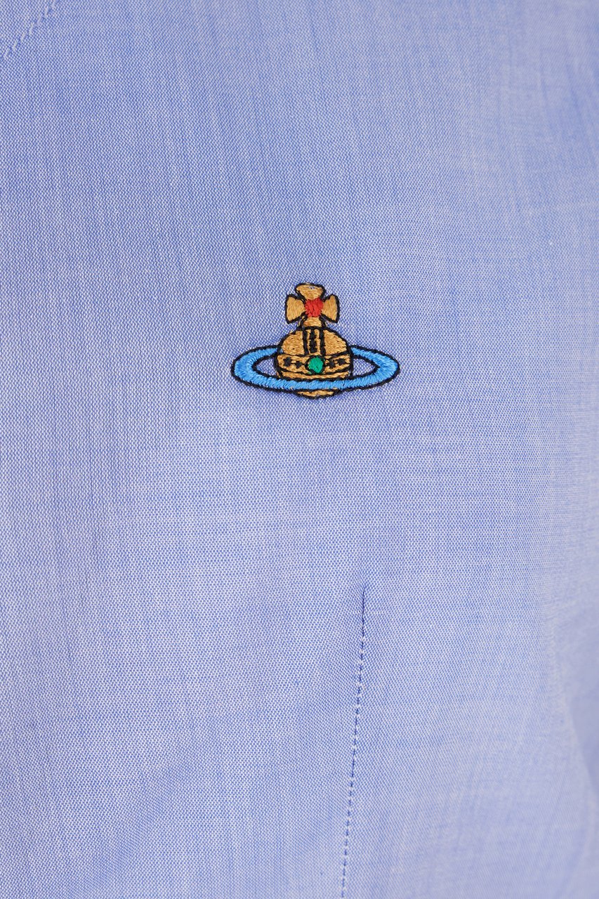 Vivienne Westwood Vivienne Westwood Light blue cotton blouse Lichtblauw