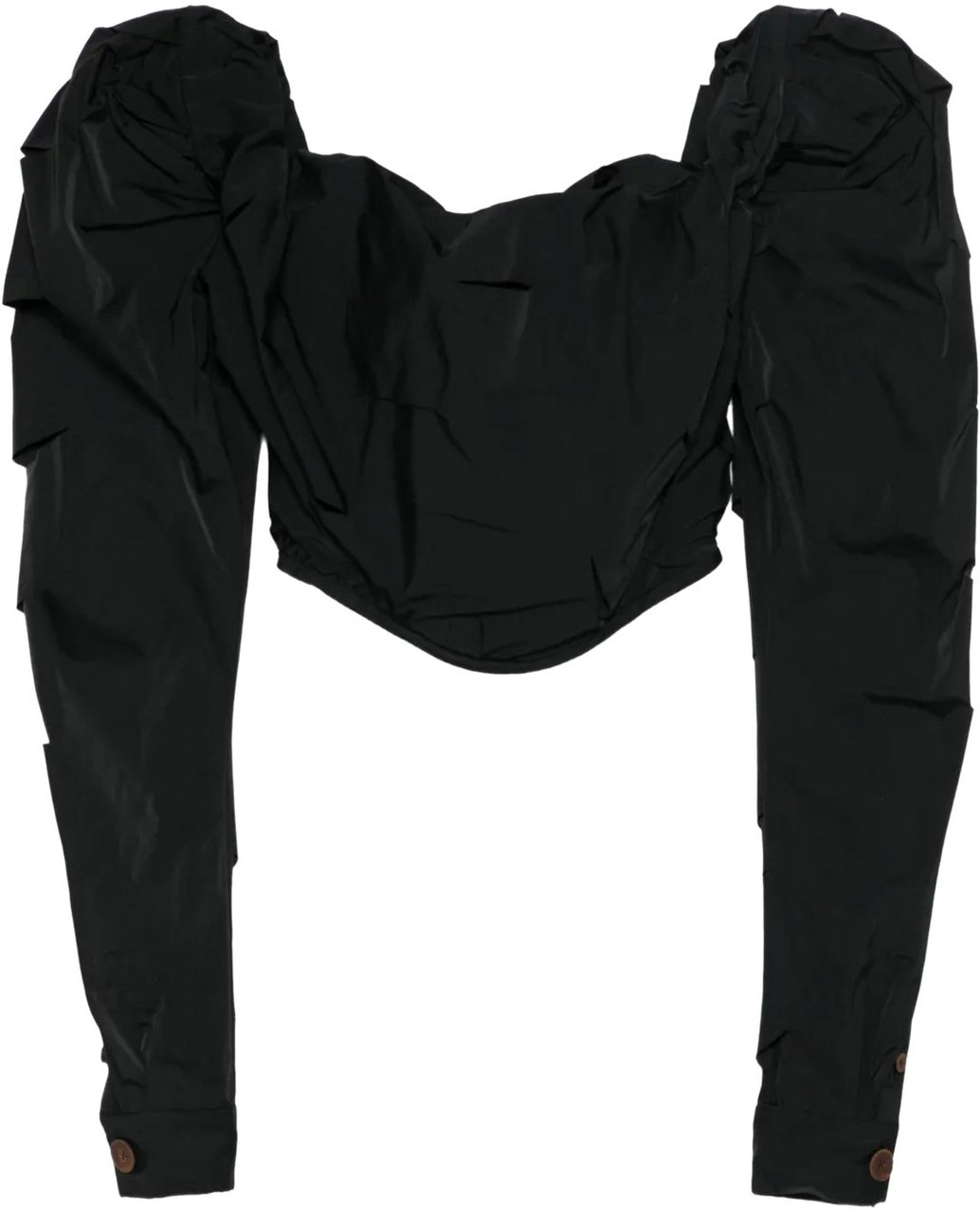 Vivienne Westwood Ls Sunday Corset Top Black Zwart