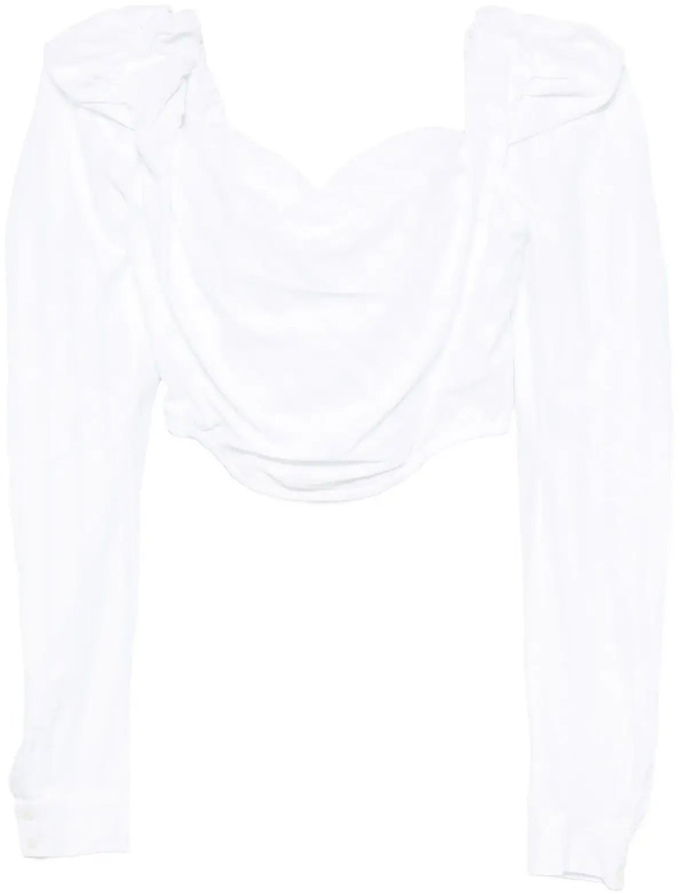 Vivienne Westwood Sunday Corset Top White Stripe Wit