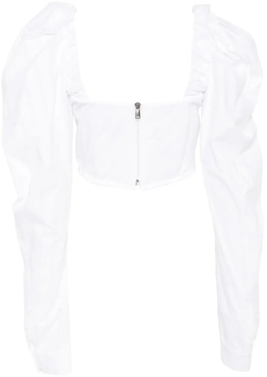 Vivienne Westwood Sunday Corset Top White Stripe Wit