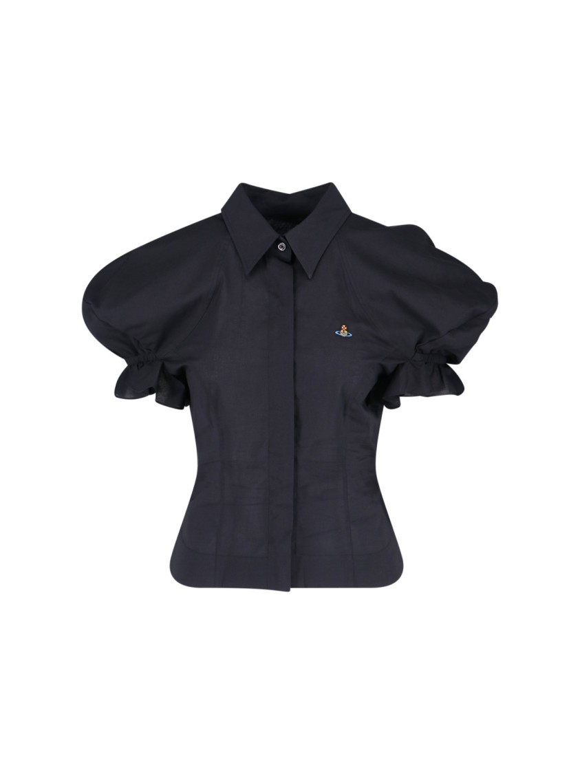 Vivienne Westwood "Gexy" Shirt Black Zwart