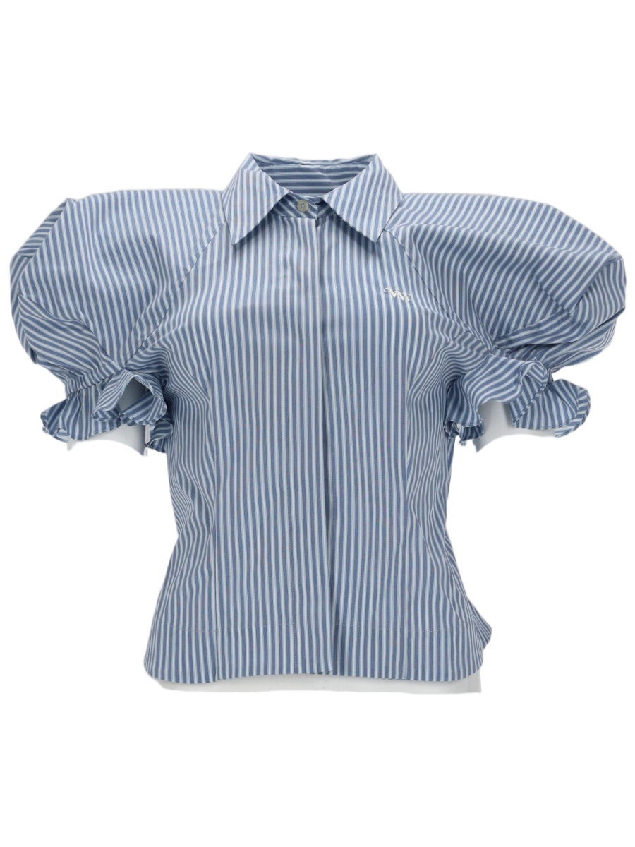 Vivienne Westwood Top Blue/White Lichtblauw
