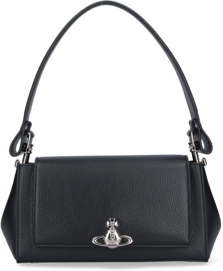 Vivienne Westwood "Hazel" Medium Handbag – Black Zwart