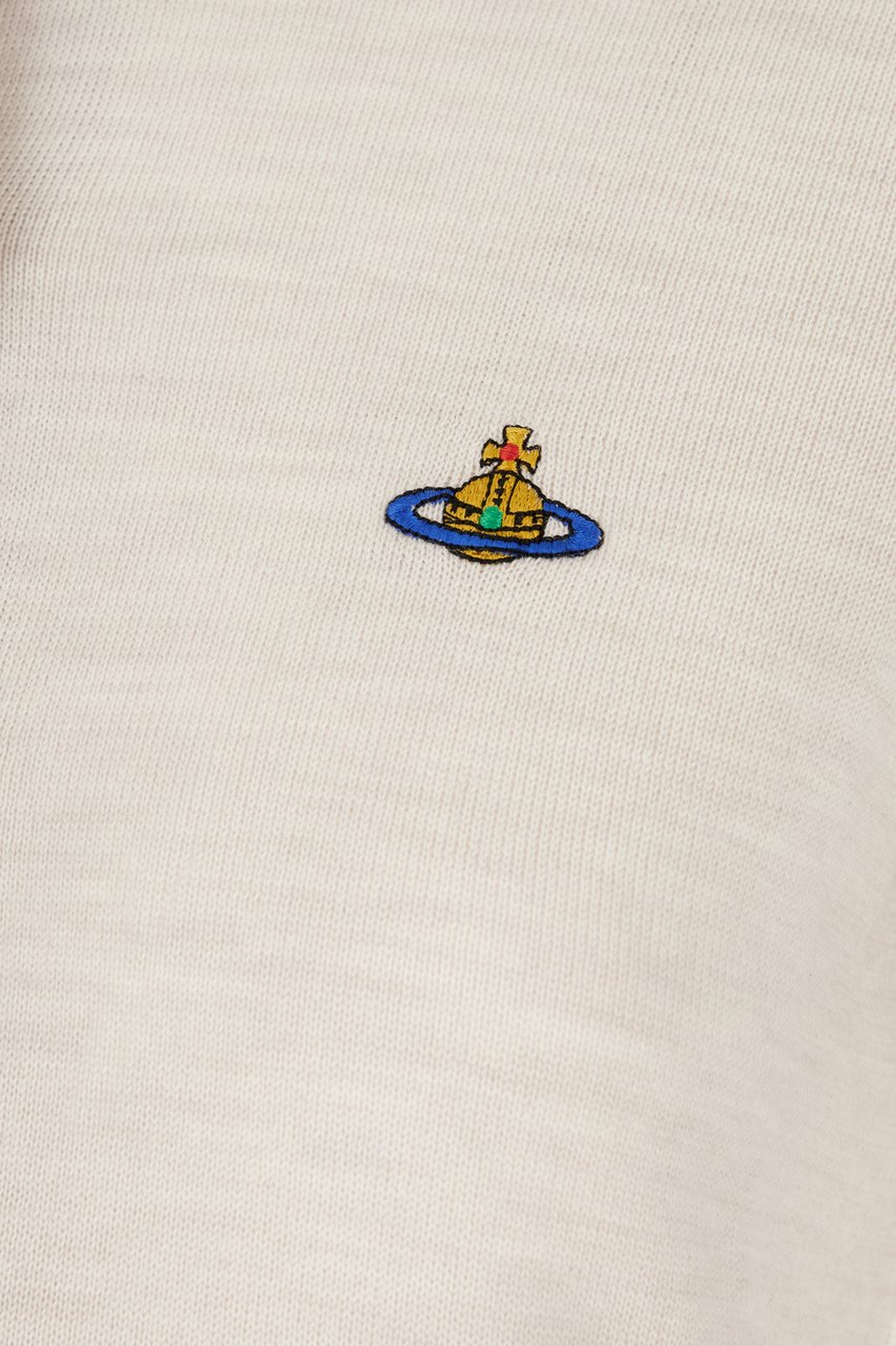 Vivienne Westwood Vivienne Westwood Light grey wool cardigan Grijs