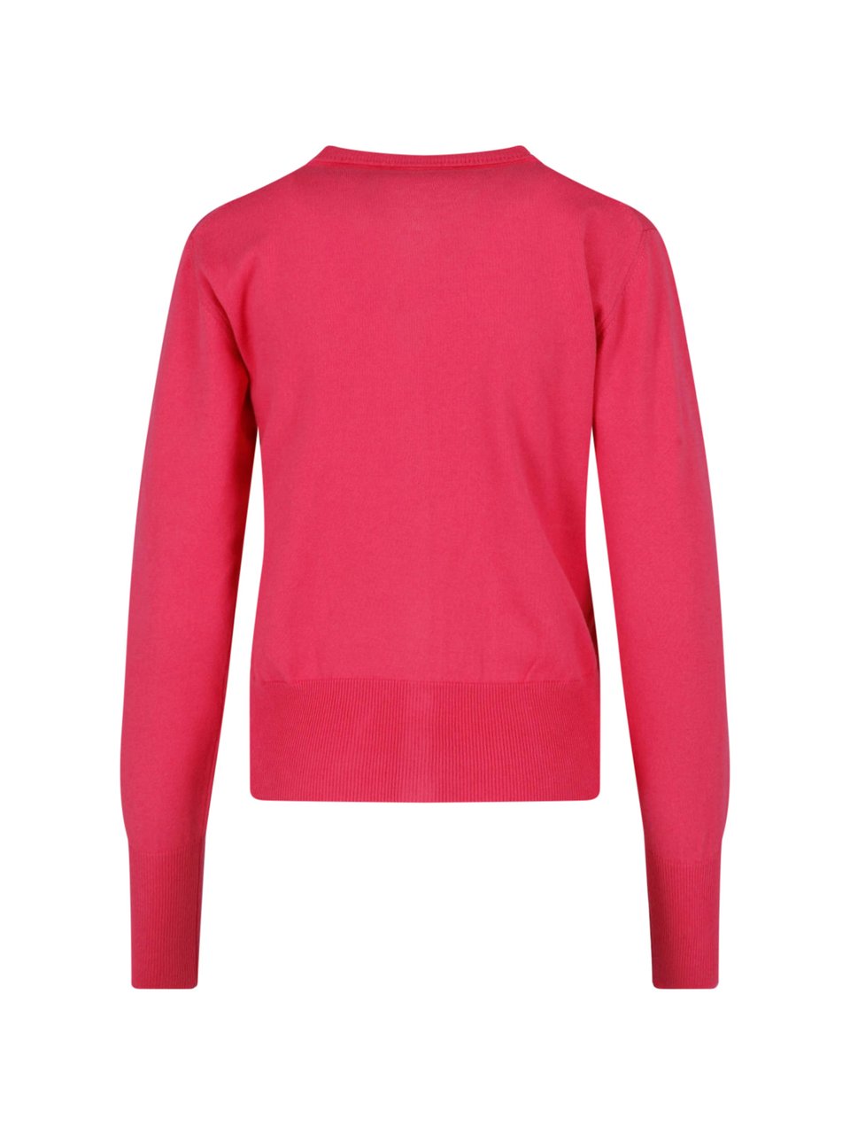 Vivienne Westwood Crew Neck Sweater with Button-Down Front Roze