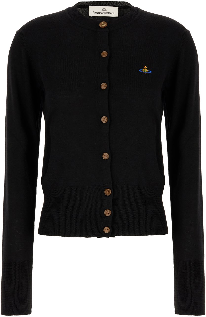 Vivienne Westwood Black cotton blend cardigan Zwart