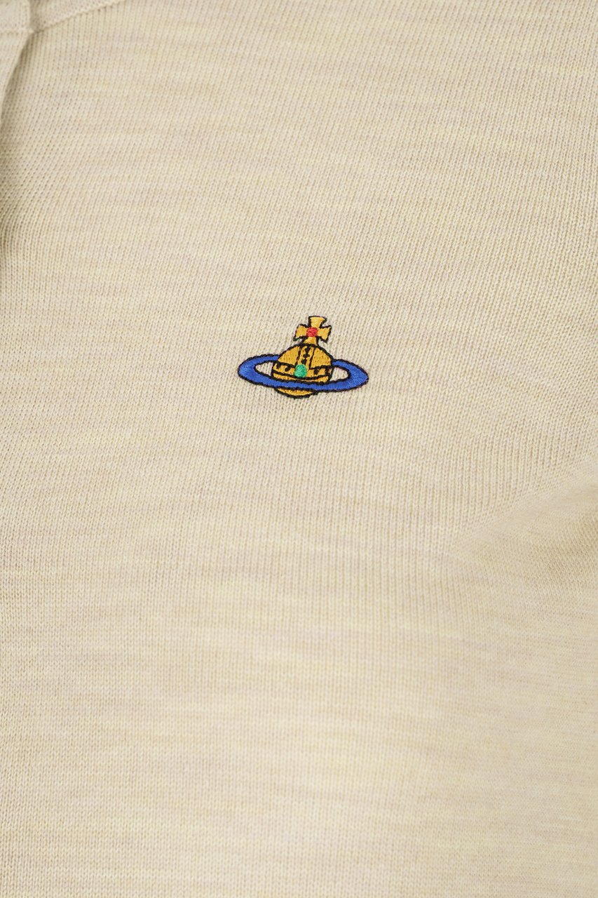 Vivienne Westwood Vivienne Westwood Sand cotton cardigan Neutraal