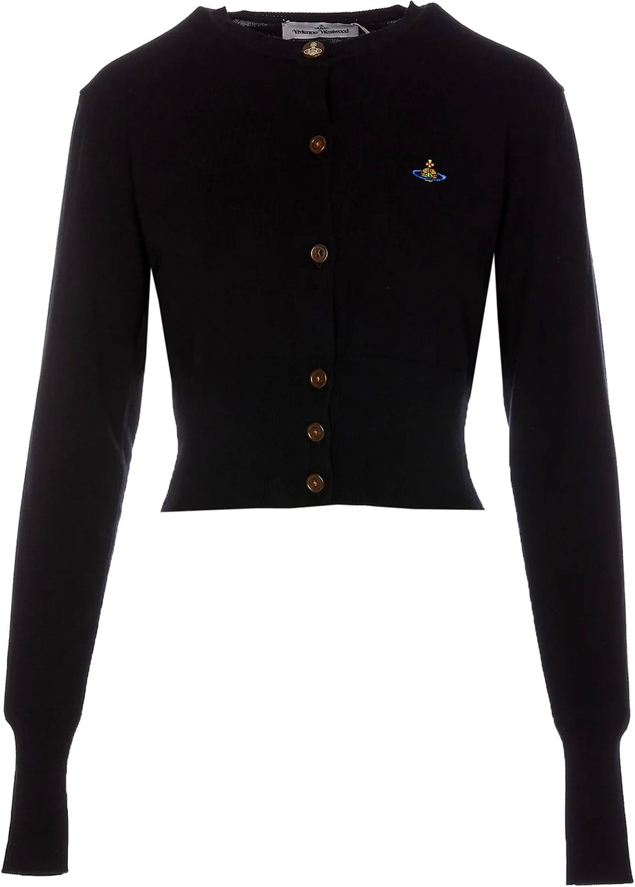 Vivienne Westwood Cardigan Bea Cropped Zwart