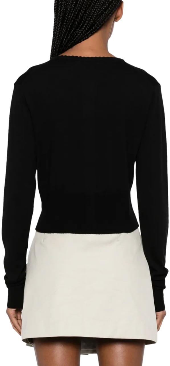Vivienne Westwood Bea Cropped Cardi Black Zwart
