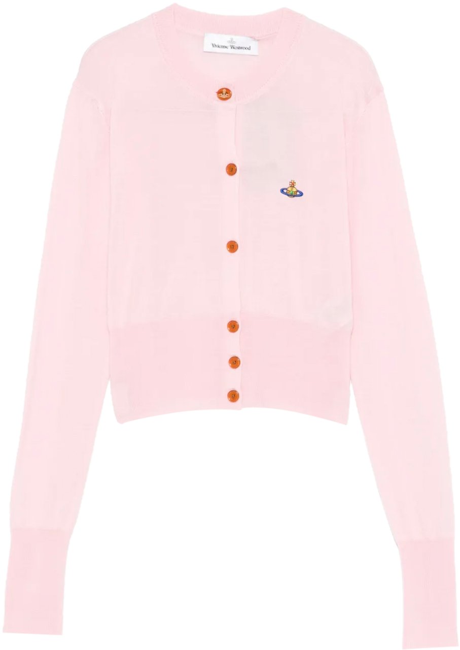 Vivienne Westwood Bea Cropped Cardi Pink Roze