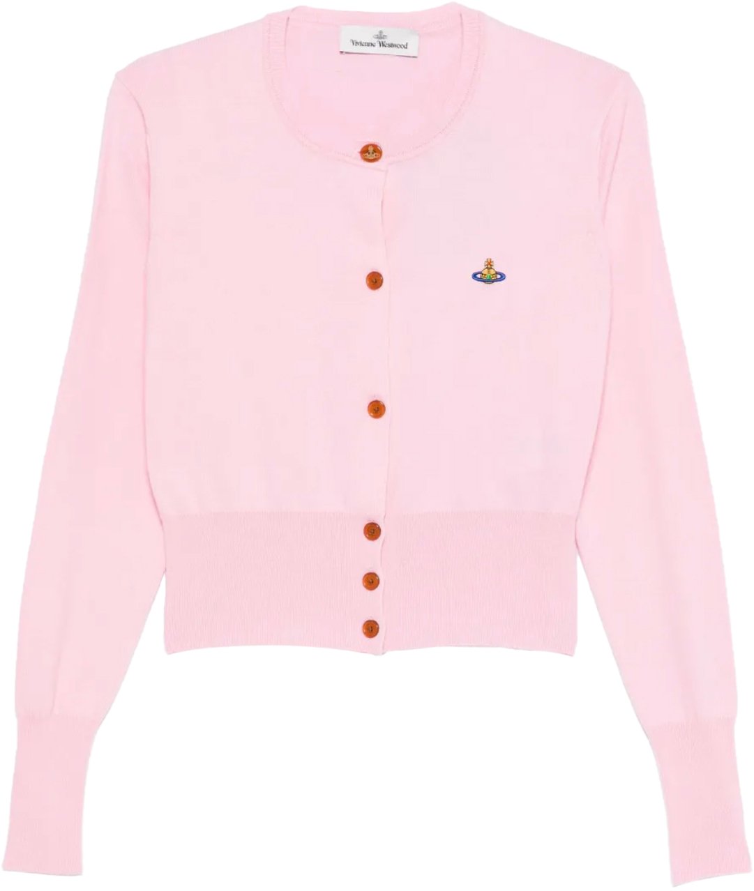 Vivienne Westwood Bea Cropped Cardi Pink Roze