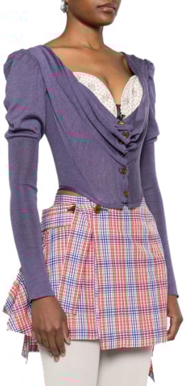 Vivienne Westwood Bea Corset Cardi Lavender Paars