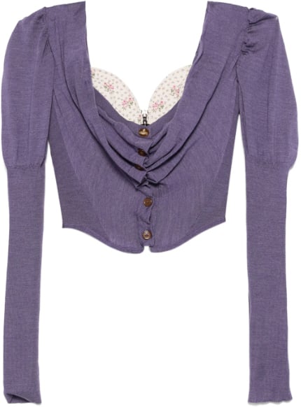 Vivienne Westwood Bea Corset Cardi Lavender Paars