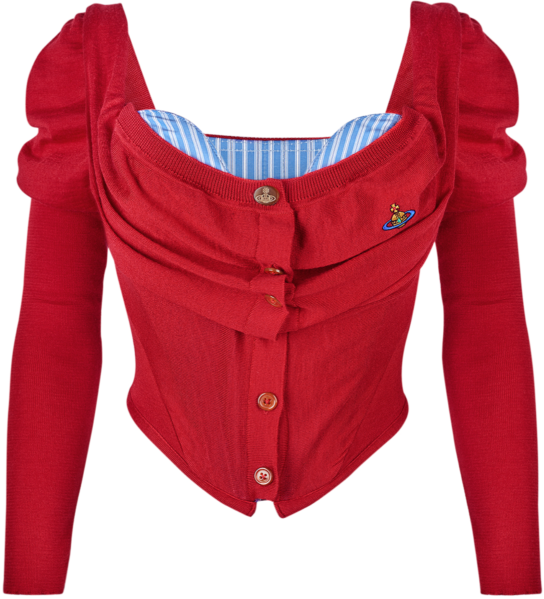 Vivienne Westwood Bea Corset Cardi Red Rood