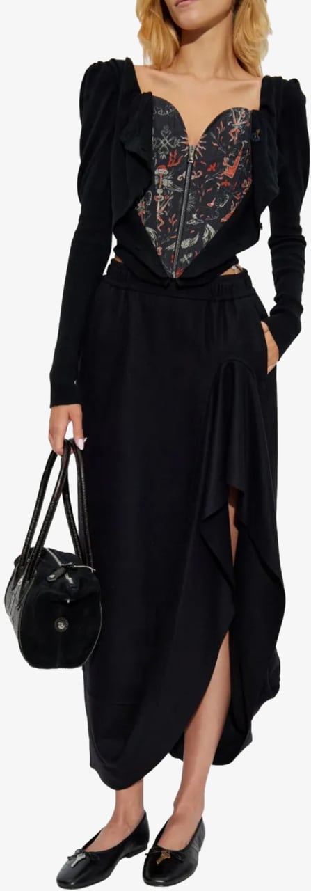 Vivienne Westwood Bea Corset Cardi Black Zwart