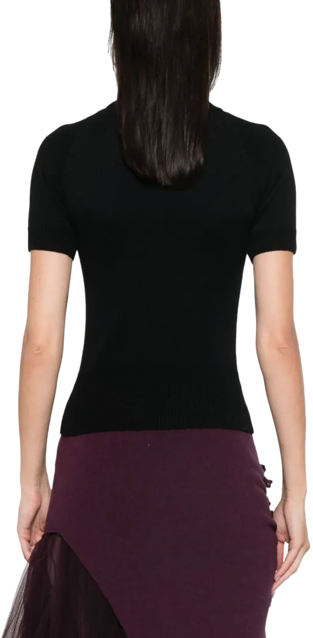 Vivienne Westwood Bea Turtleneck Top Black Zwart
