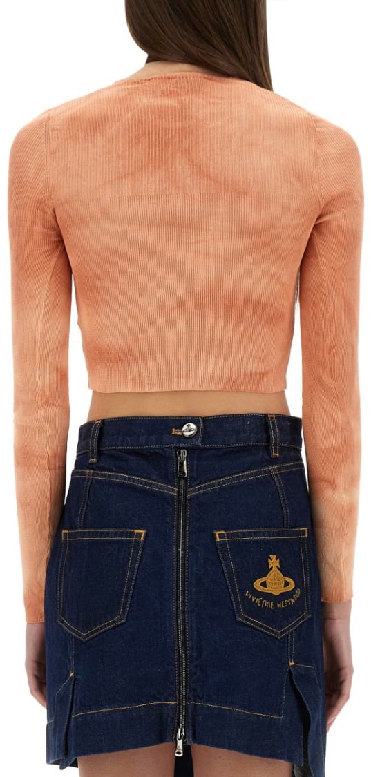 Vivienne Westwood "Bea Cropped" Top Roze
