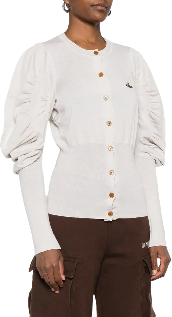 Vivienne Westwood Eli Cardi Grey Melange Grijs