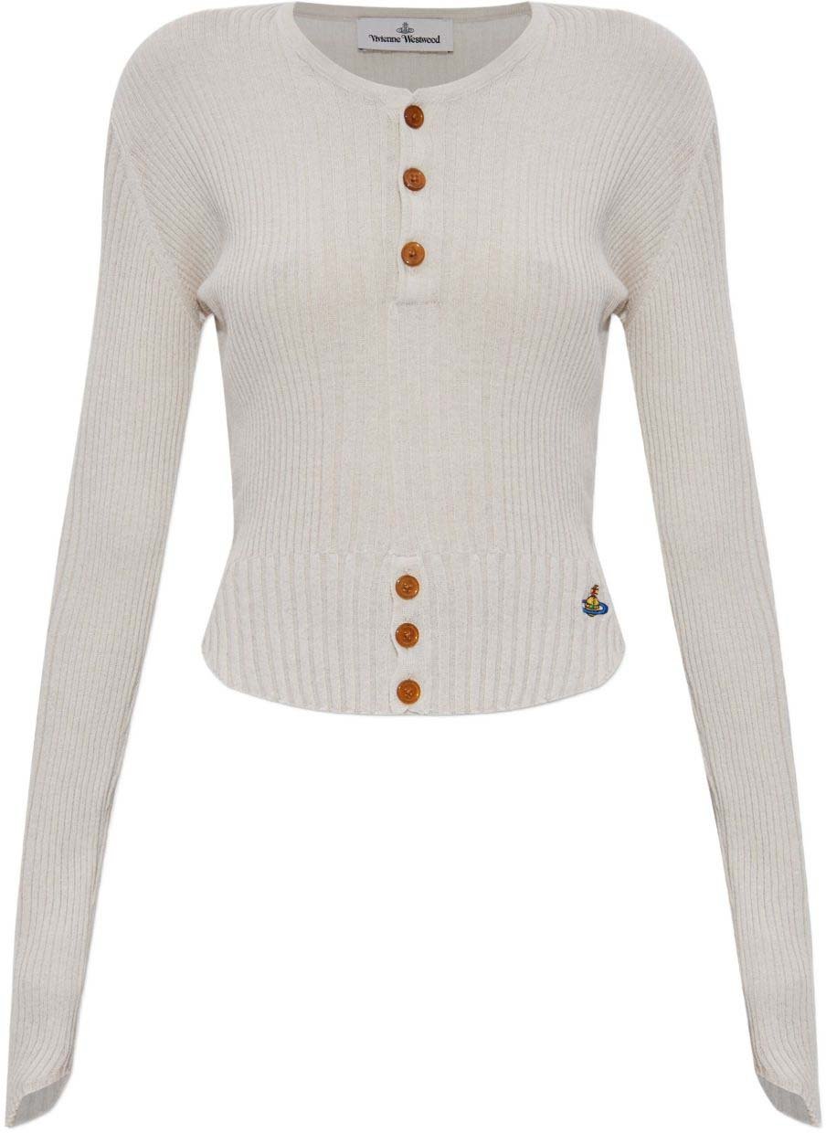 Vivienne Westwood Sweaters Dusty White Wit