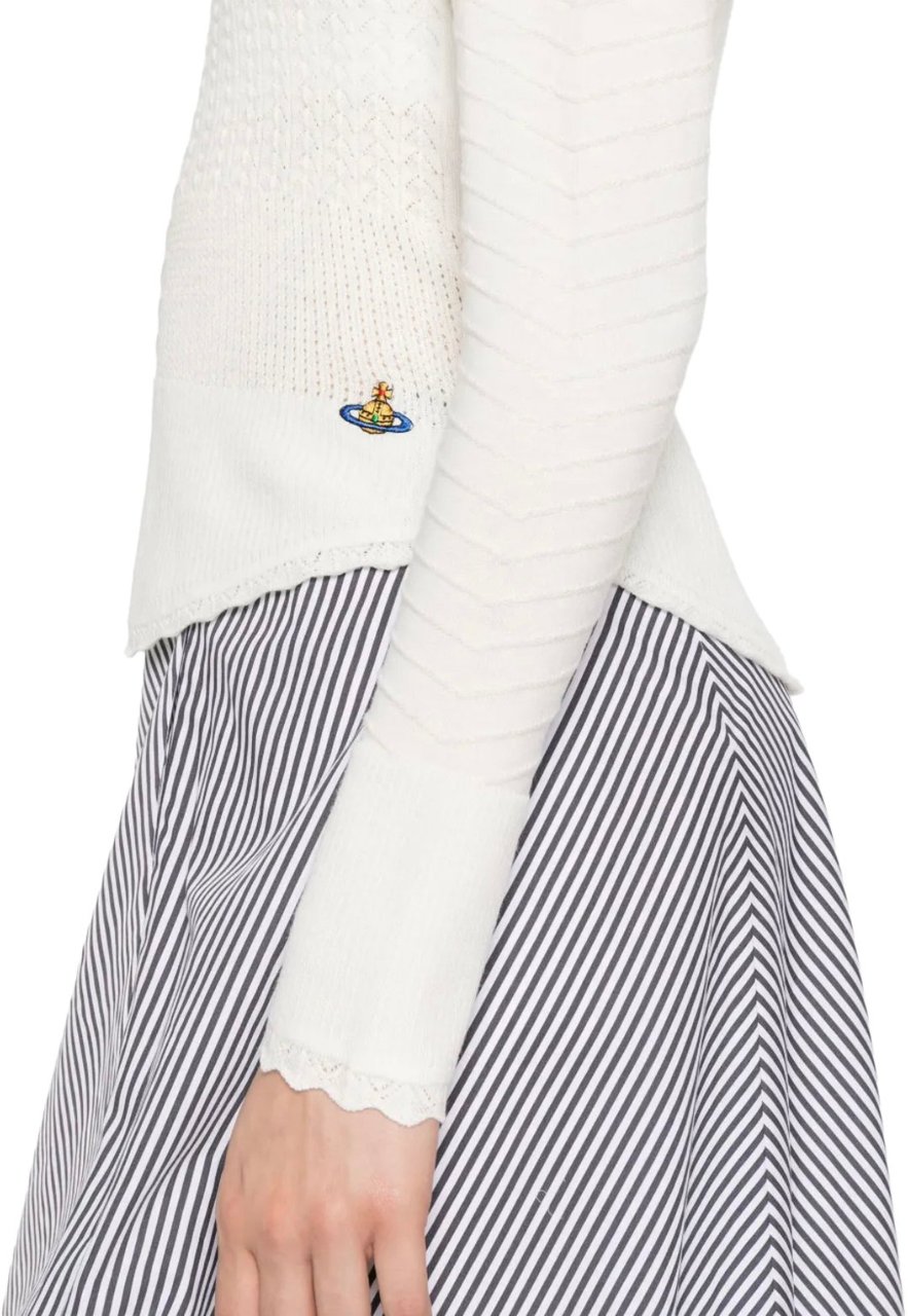 Vivienne Westwood Maria Corset Top Dusty White Wit