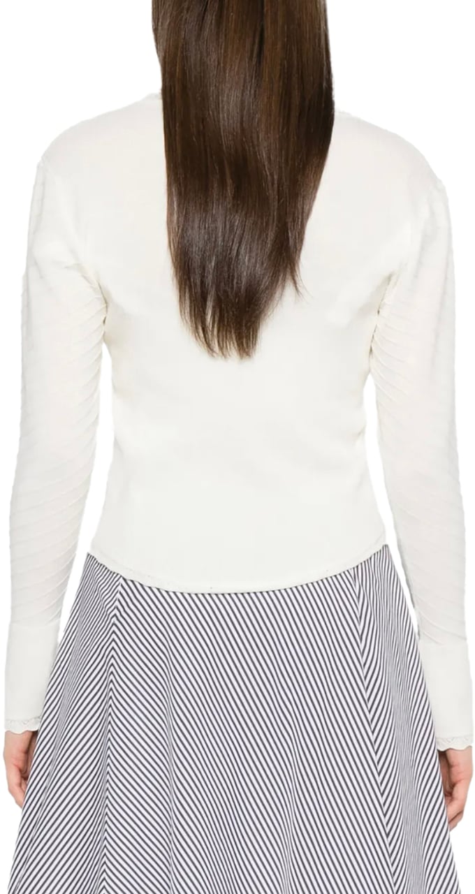 Vivienne Westwood Maria Corset Top Dusty White Wit