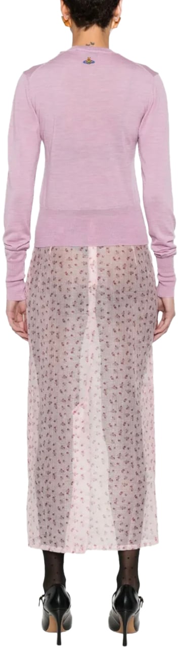 Vivienne Westwood Tit Jumper Pink Melange Roze