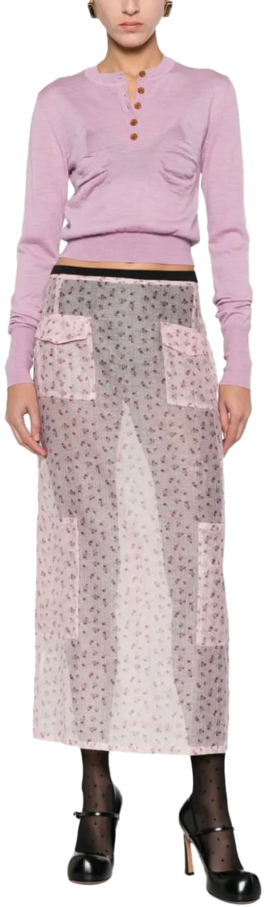 Vivienne Westwood Tit Jumper Pink Melange Roze