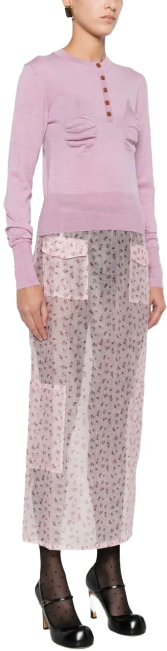 Vivienne Westwood Tit Jumper Pink Melange Roze