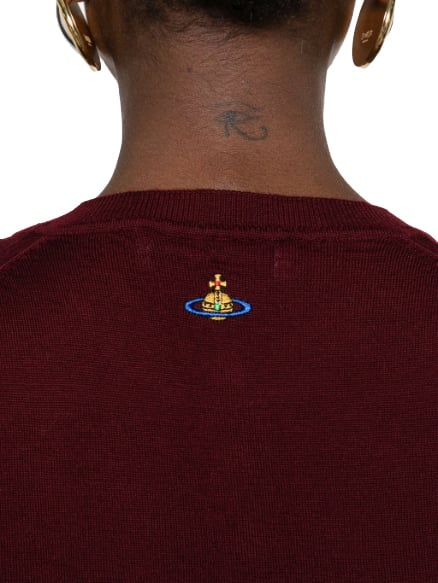 Vivienne Westwood Tit Jumper Brick Rood