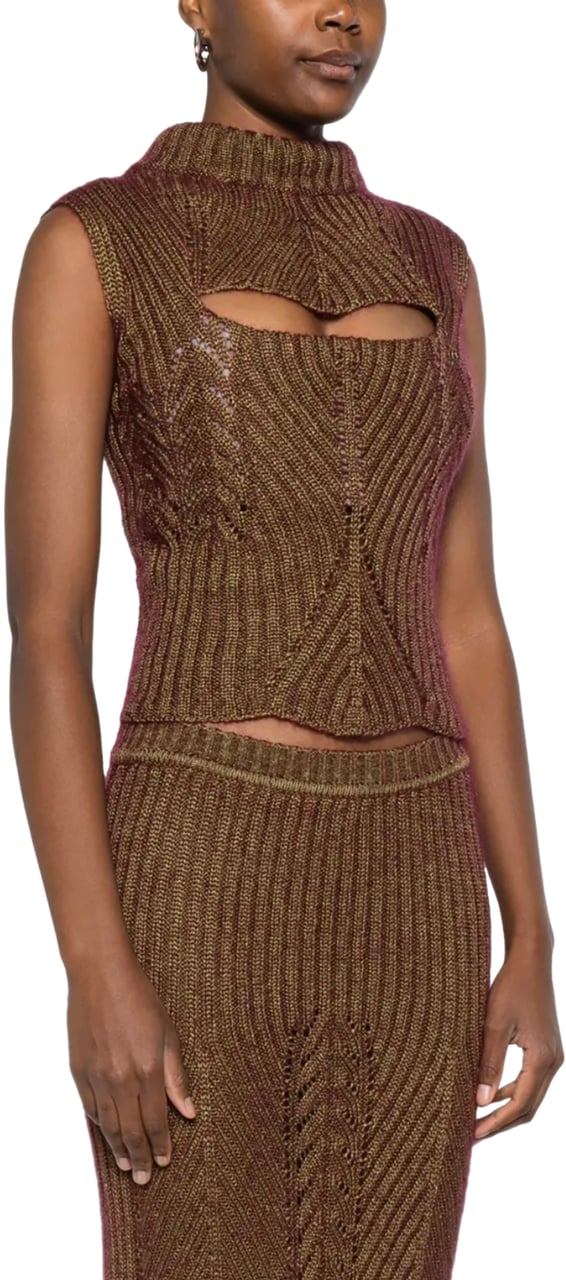 Vivienne Westwood Mary Corset Top Gold Bruin