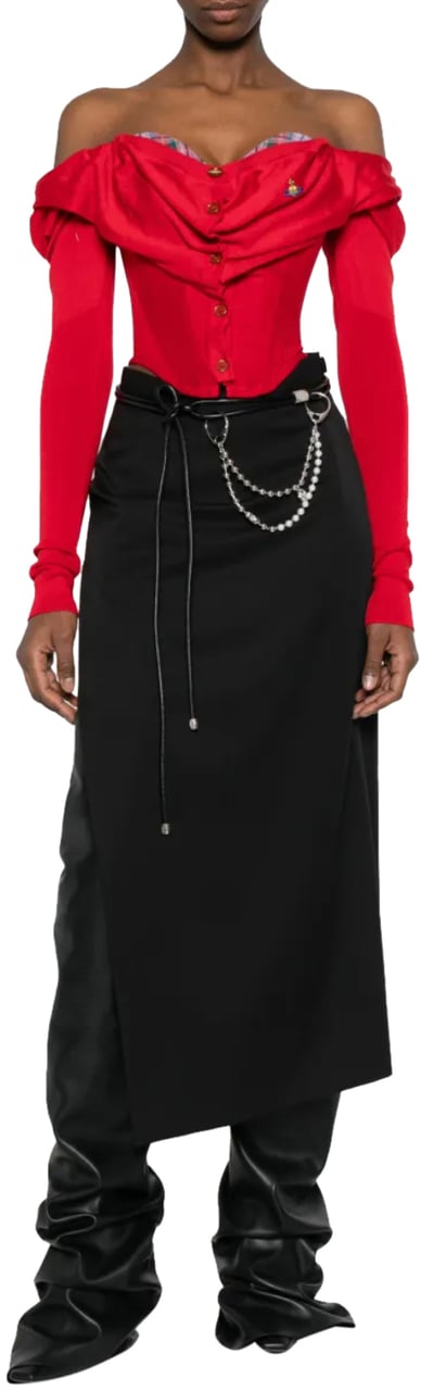 Vivienne Westwood Bea Corset Cardi Red Rood