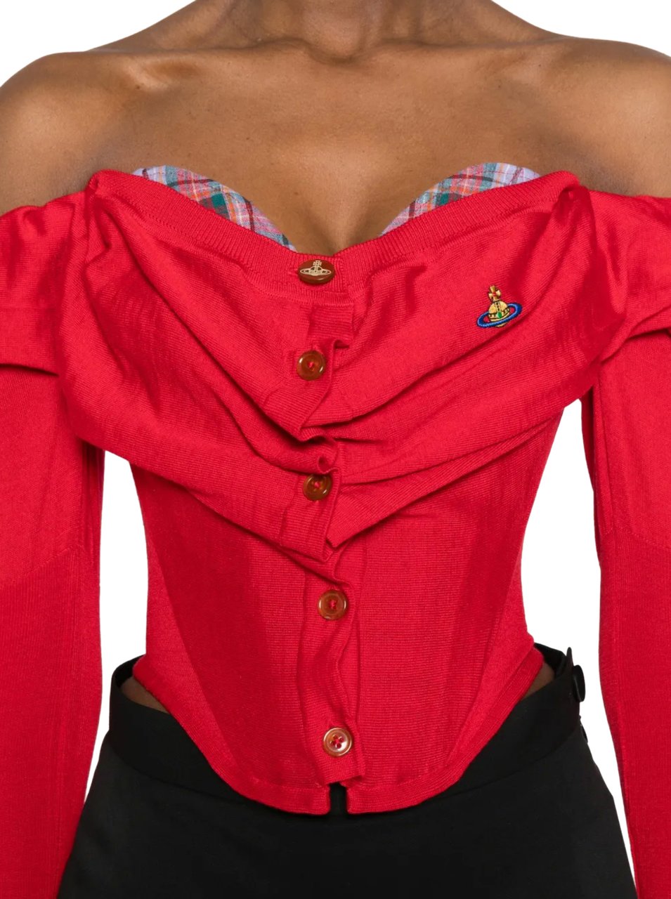 Vivienne Westwood Bea Corset Cardi Red Rood