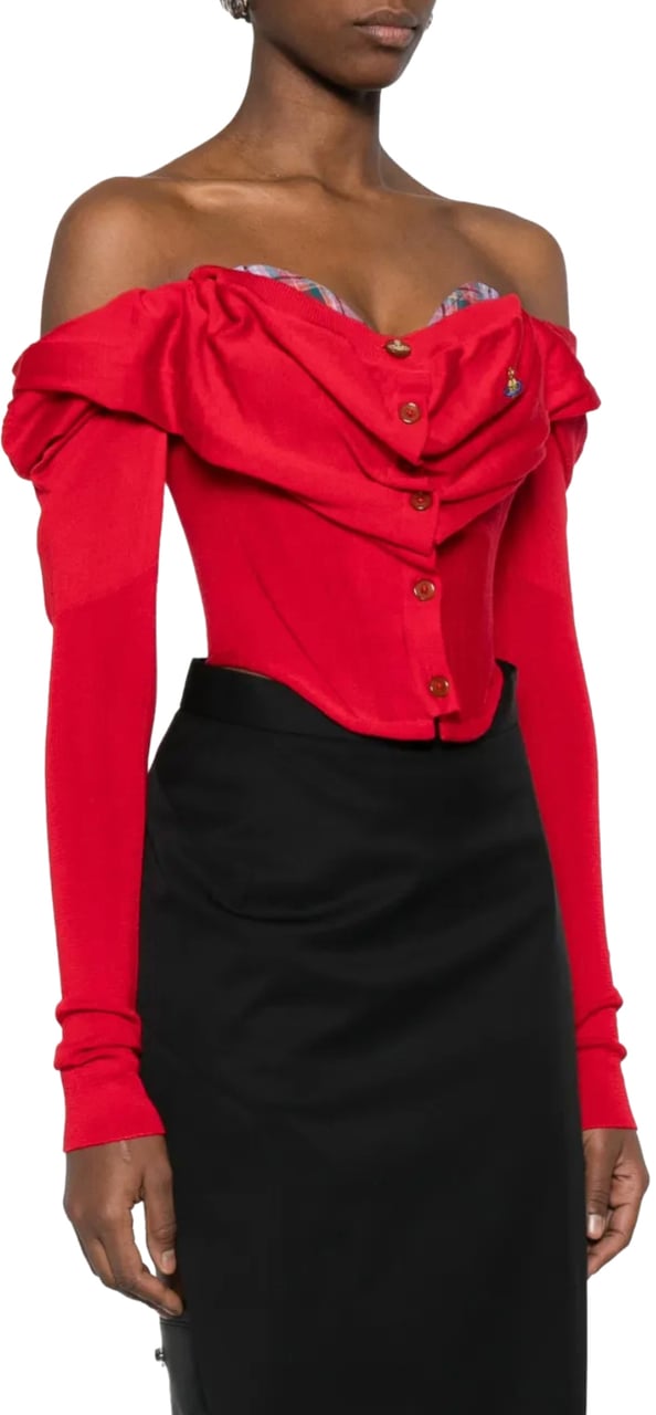 Vivienne Westwood Bea Corset Cardi Red Rood