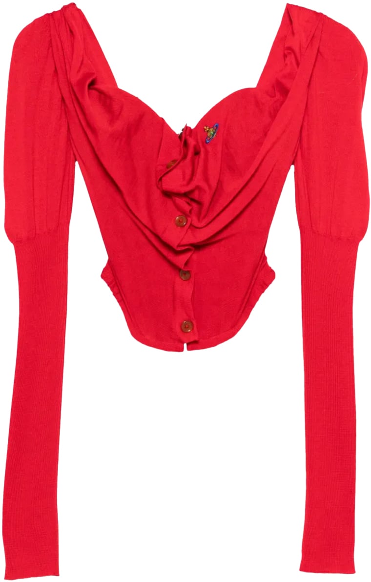 Vivienne Westwood Bea Corset Cardi Red Rood