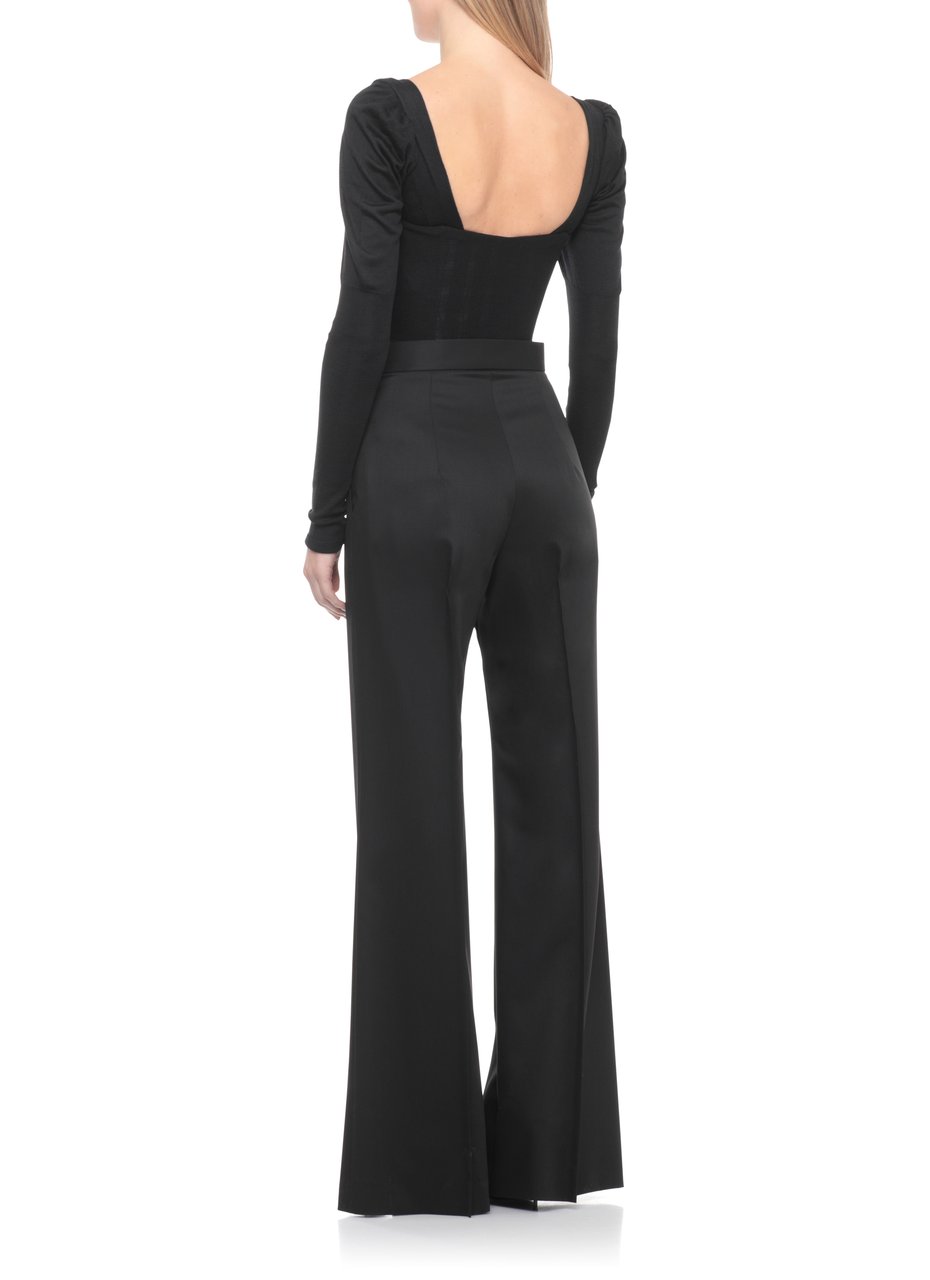 Vivienne Westwood Black Bea Corset Cardi Sweater Zwart