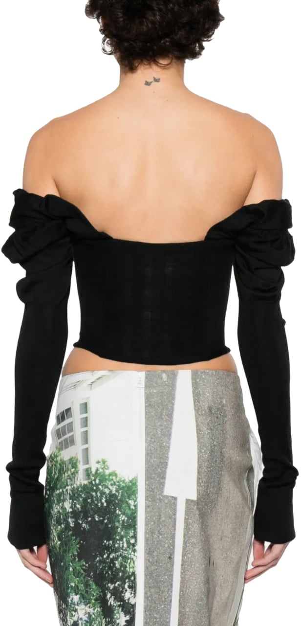 Vivienne Westwood Bea Corset Cardi Black Zwart