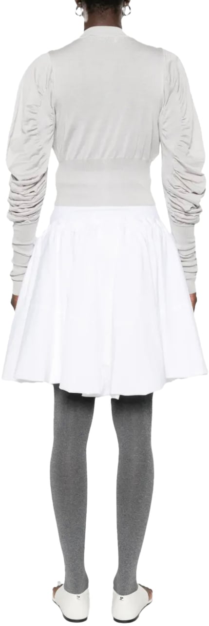 Vivienne Westwood Eli Cropped Cardi Light Grey Grijs